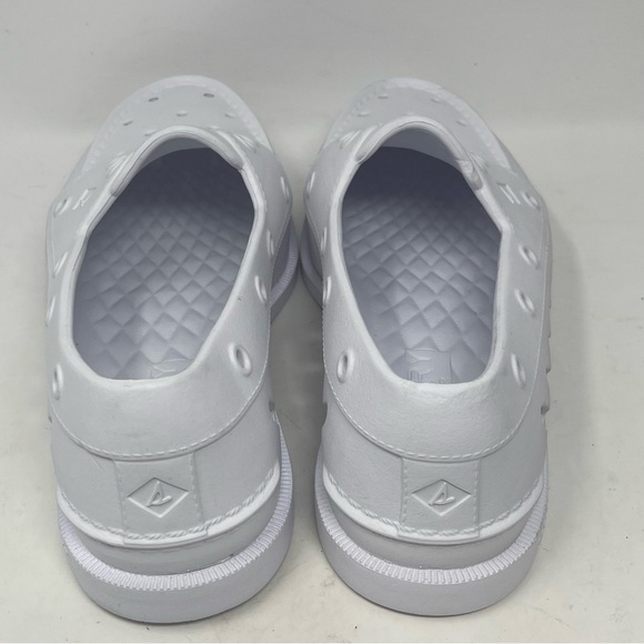 Sperry Authentic Original Float Boat Shoes Womens 8 Mens 6 White Slip On - Picture 9 of 14